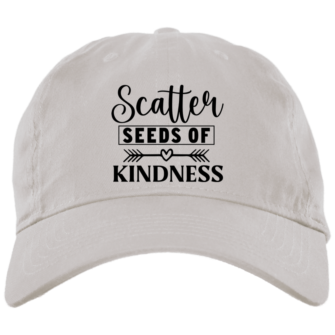 Scatter Seeds of Kindness Embroidered Brushed Twill Unstructured Dad Cap
