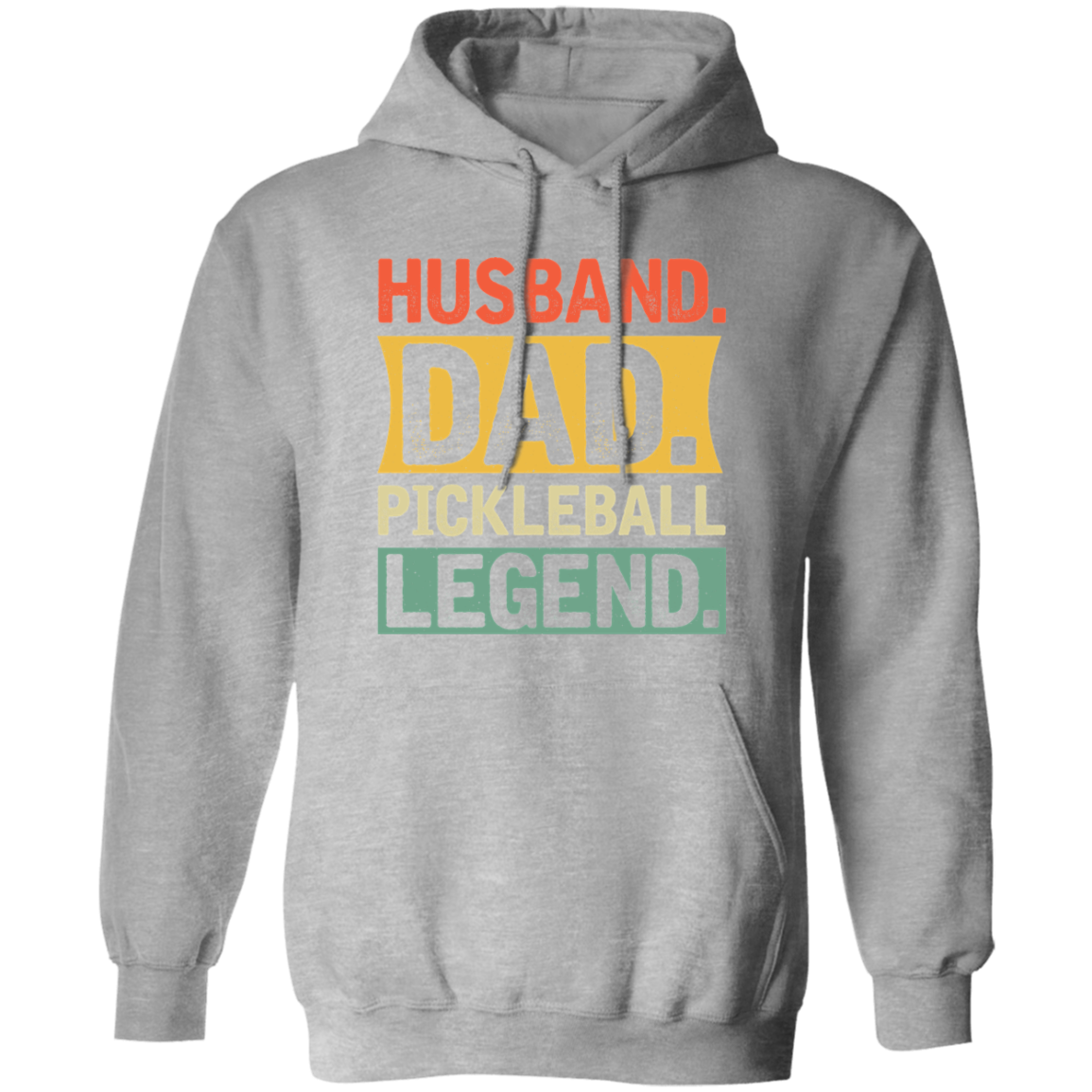 Husband Dad Pickleball Legend Pullover Hoodie