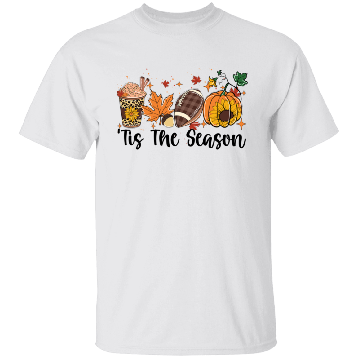 Tis the Season Football and Fall T-Shirt