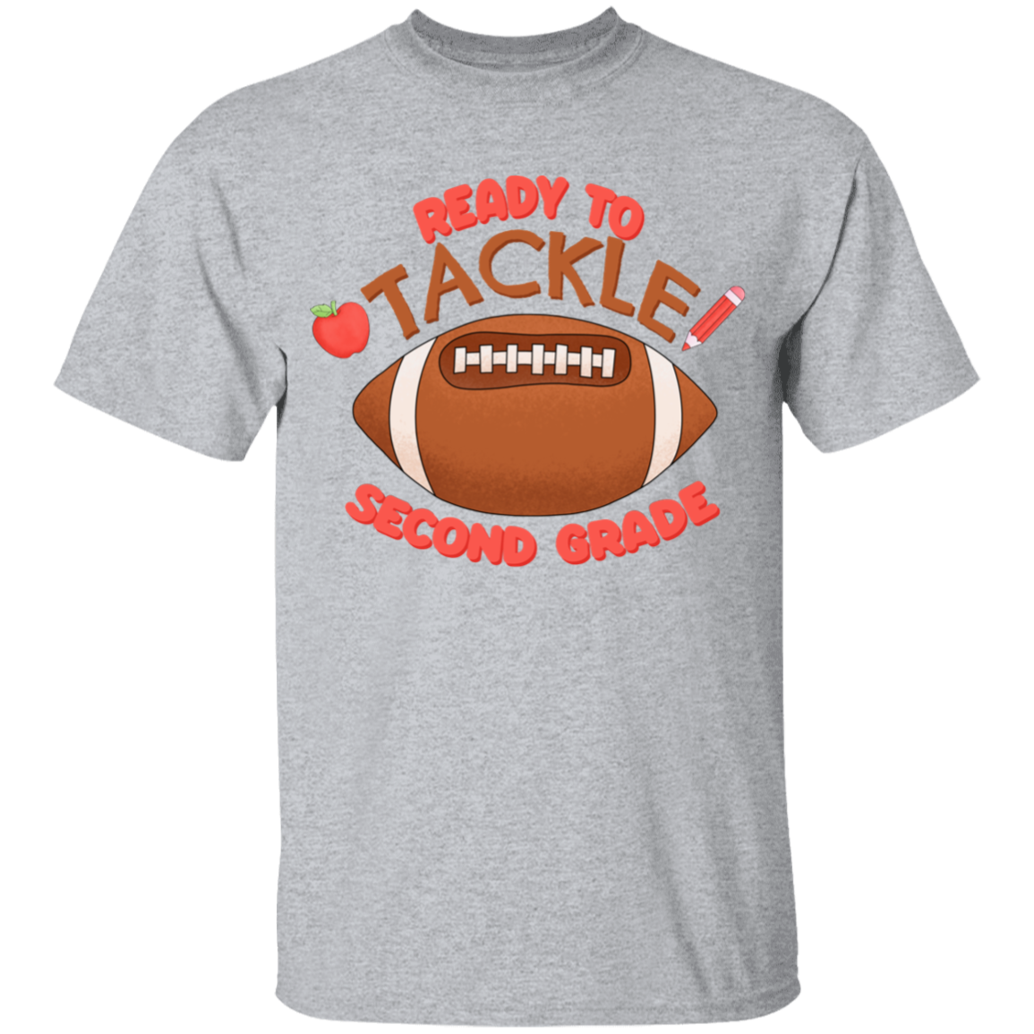 Ready to Tackle Second Grade Youth Cotton T-Shirt