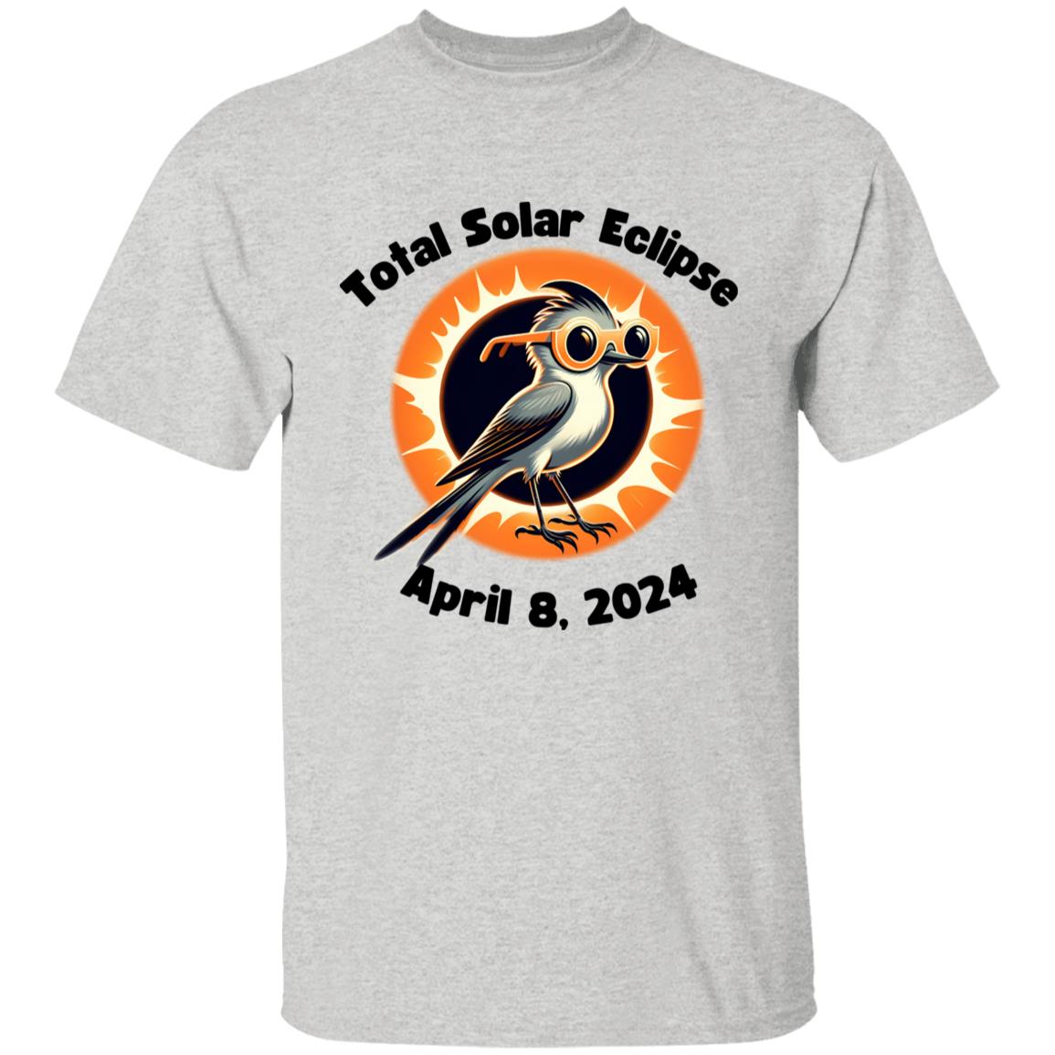 Bird Solar Eclipse Youth 5.3 oz 100% Cotton T-Shirt