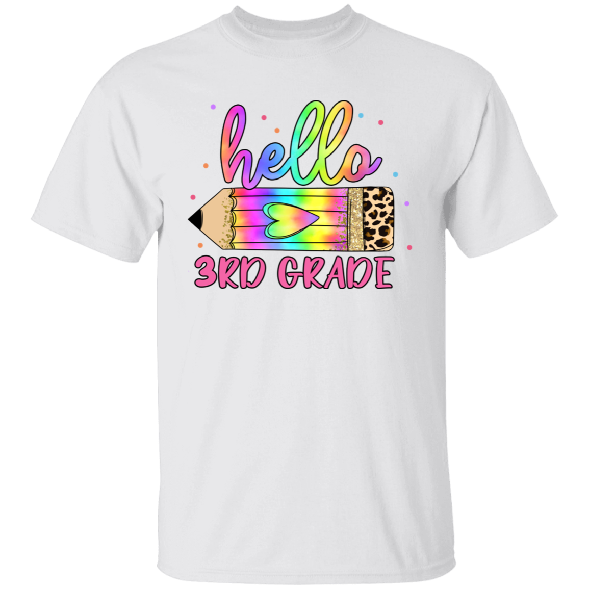 3rd Grade Youth 5.3 oz 100% Cotton T-Shirt