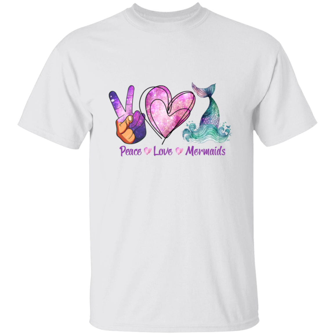 Peace Love Mermaids T-Shirt