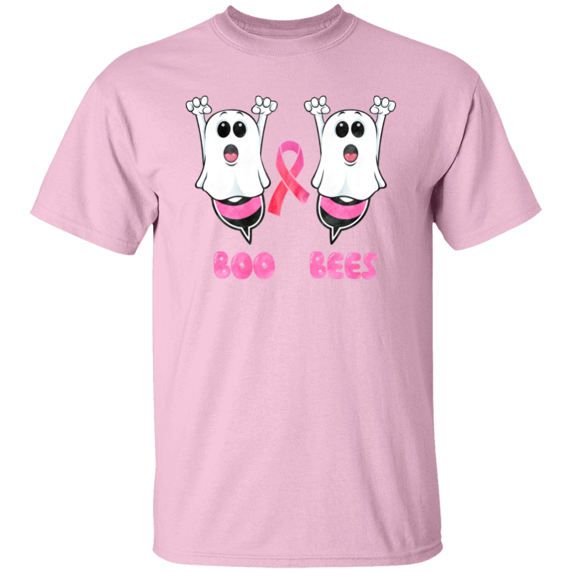 Boo Bees Breast Cancer Awareness  T-Shirt