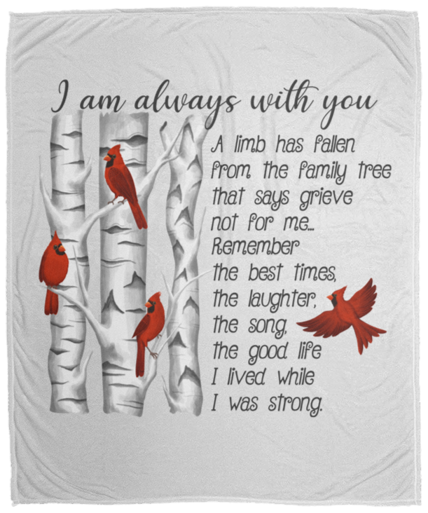 I Am Always With You Plush Fleece Blanket - 50x60