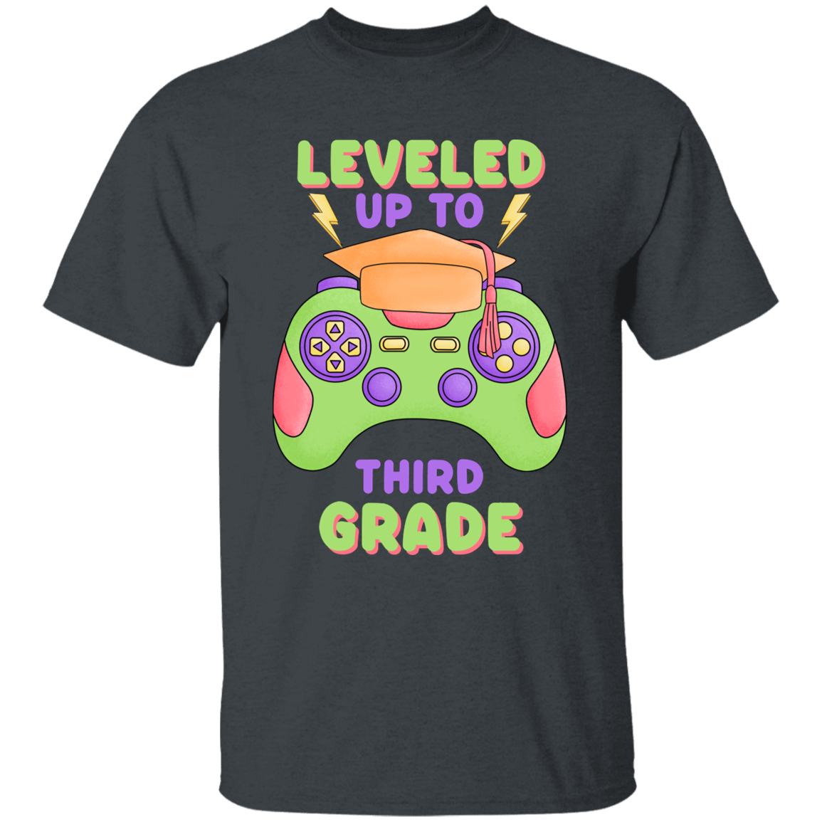 Level Up To Third Grade Youth Cotton T-Shirt