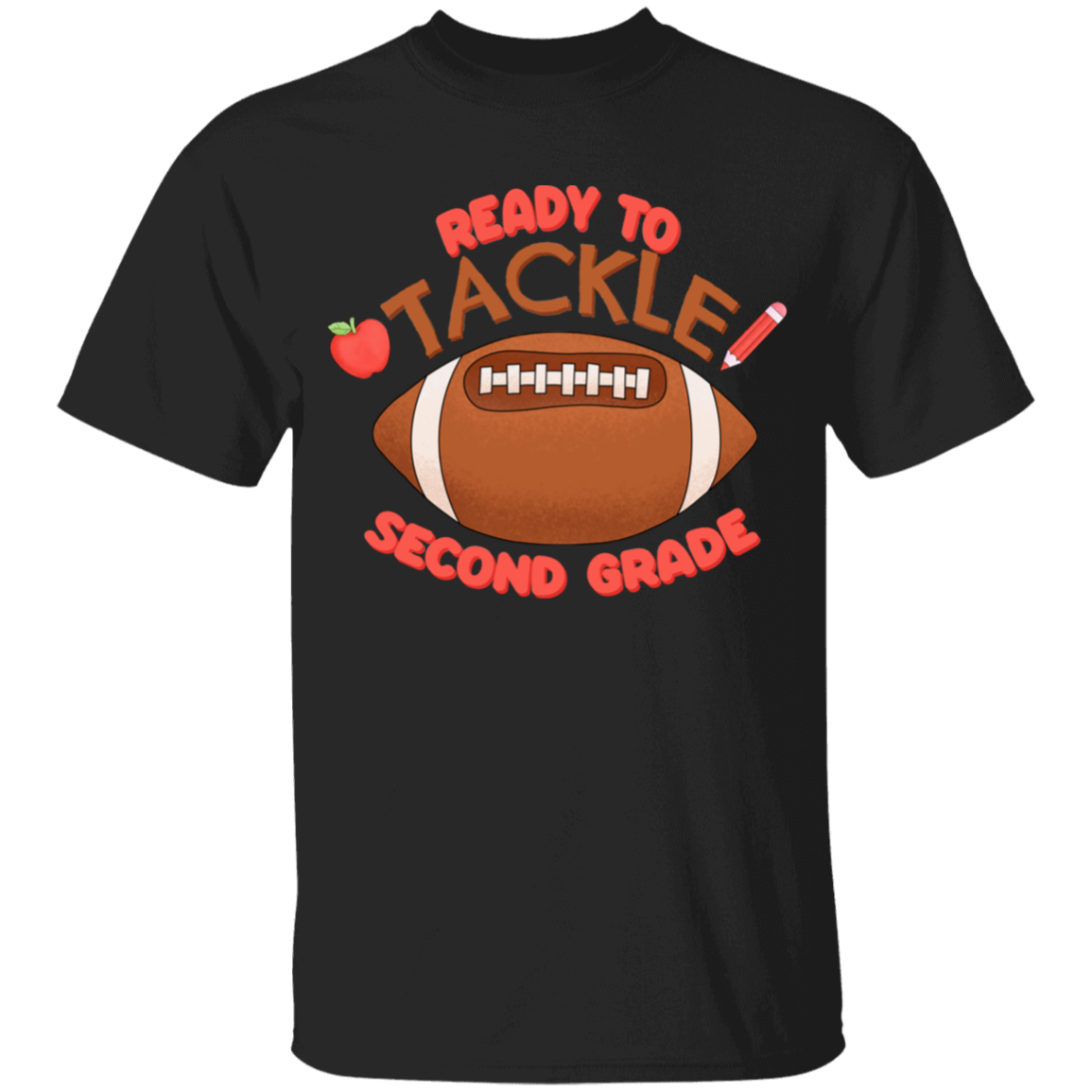 Ready to Tackle Second Grade Youth Cotton T-Shirt