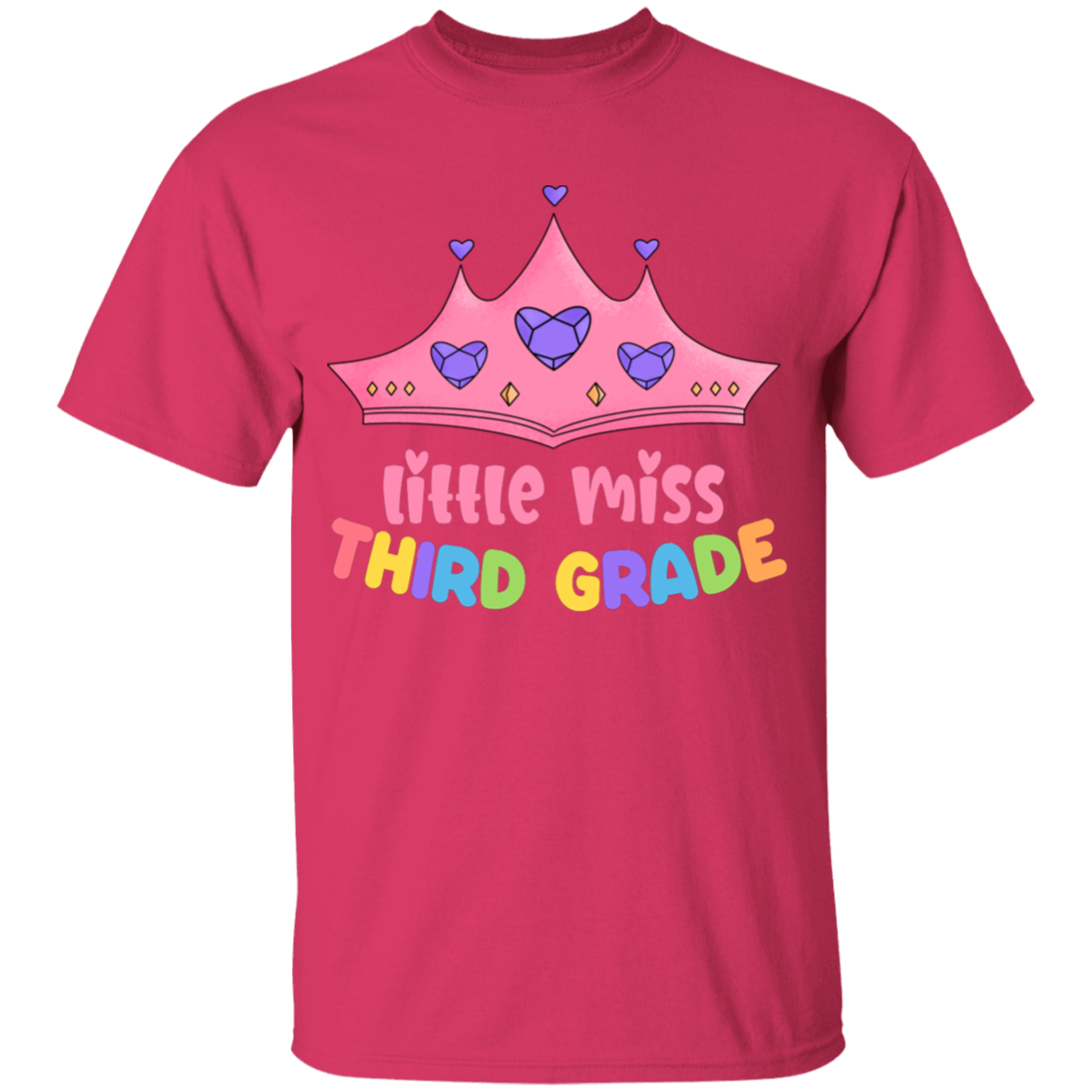 Little Miss Third Grade Youth  Cotton T-Shirt