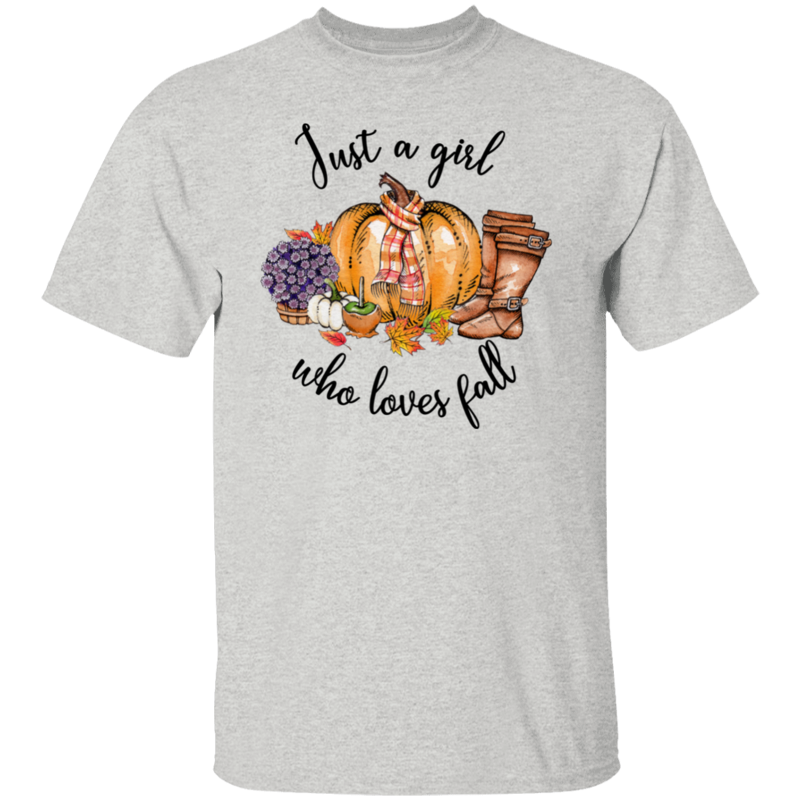 Just A Girl Who Loves Fall  T-Shirt