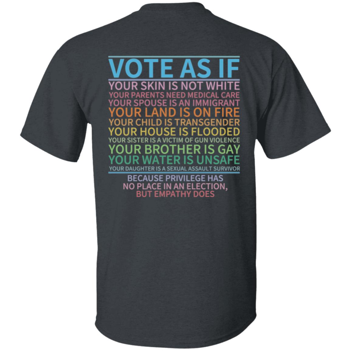 Vote 2 sided Design 5.3 oz. T-Shirt