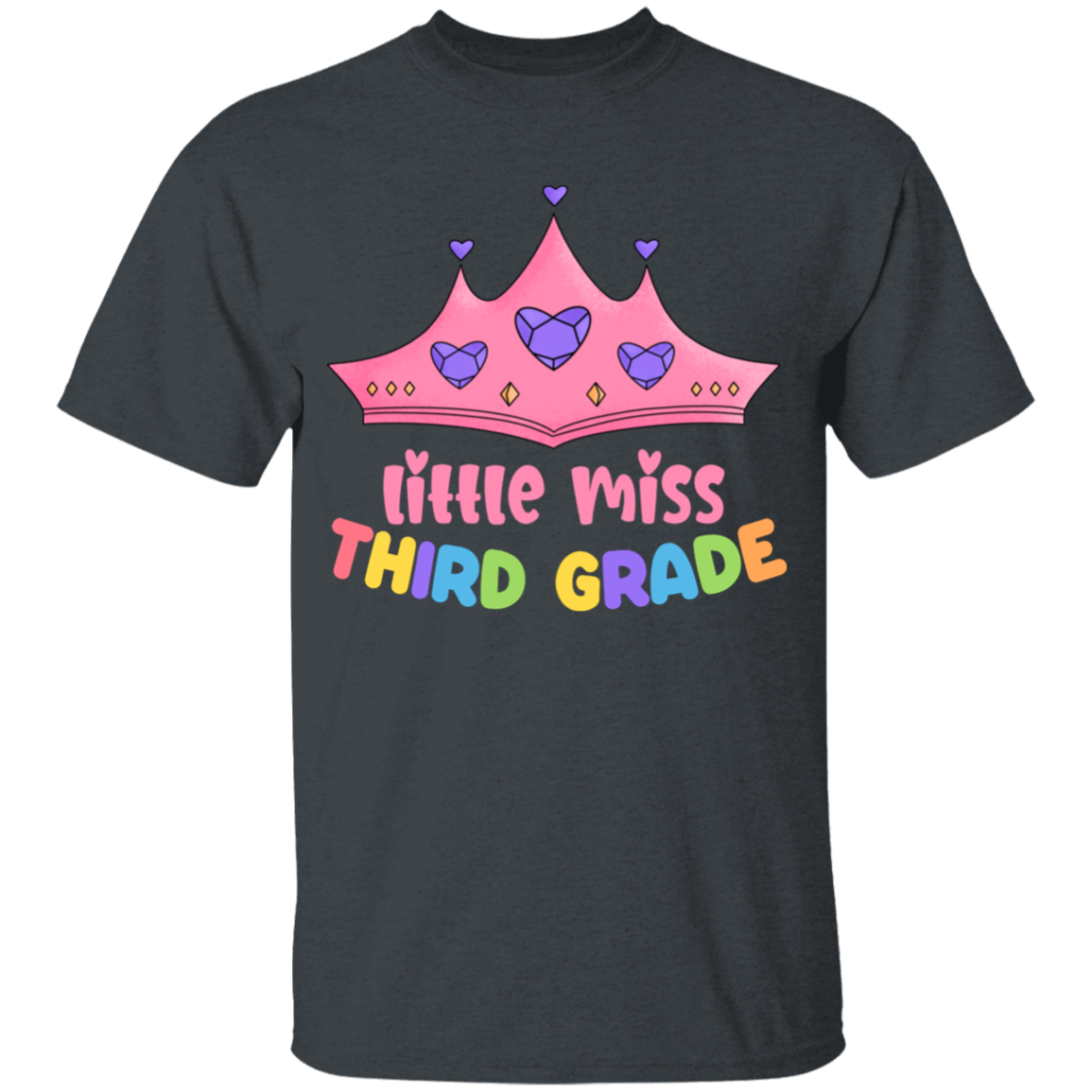 Little Miss Third Grade Youth  Cotton T-Shirt