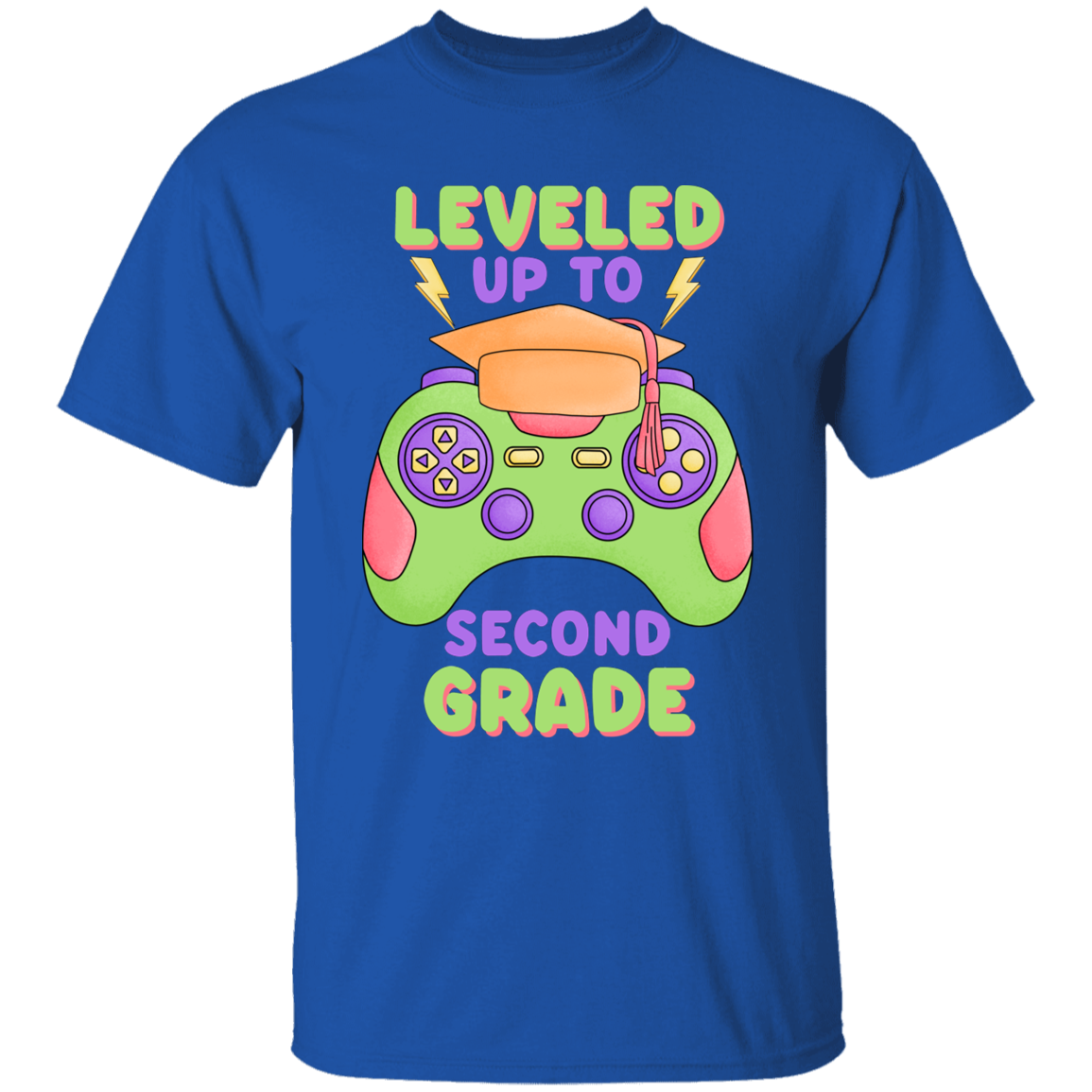 Level Up To Second Grade Youth Cotton T-Shirt