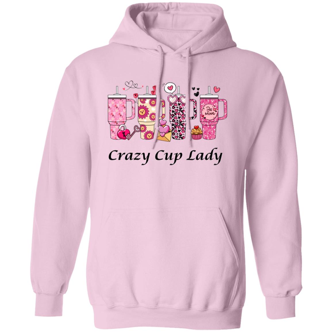 Crazy Cup Lady Pullover Hoodie