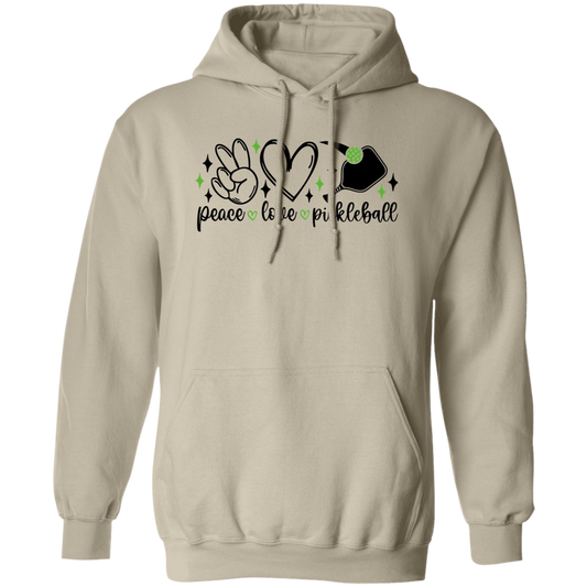 Peace Love Pickleball Pullover Hoodie