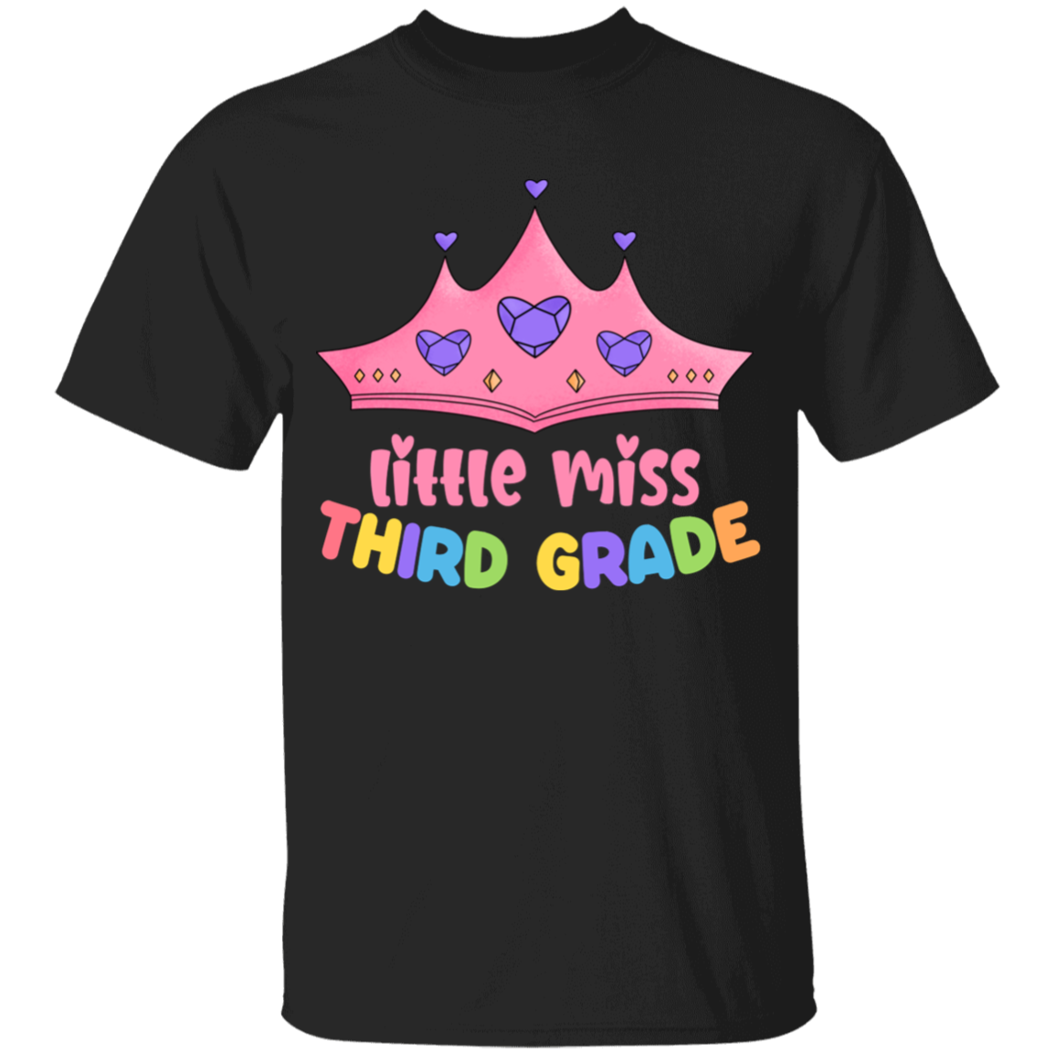 Little Miss Third Grade Youth  Cotton T-Shirt