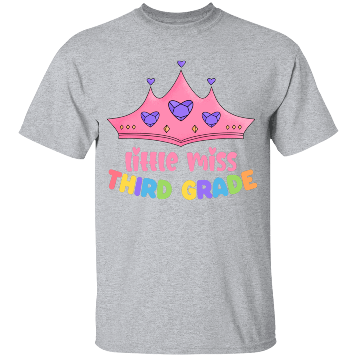 Little Miss Third Grade Youth  Cotton T-Shirt