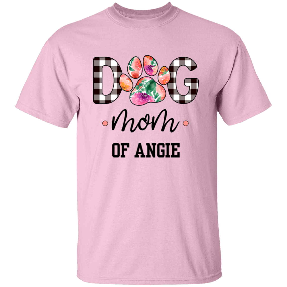 Dog Mom Personalized T-Shirt