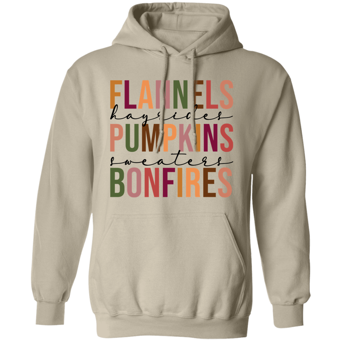 Flannels, Hayrides, Pumpkins  Pullover Hoodie