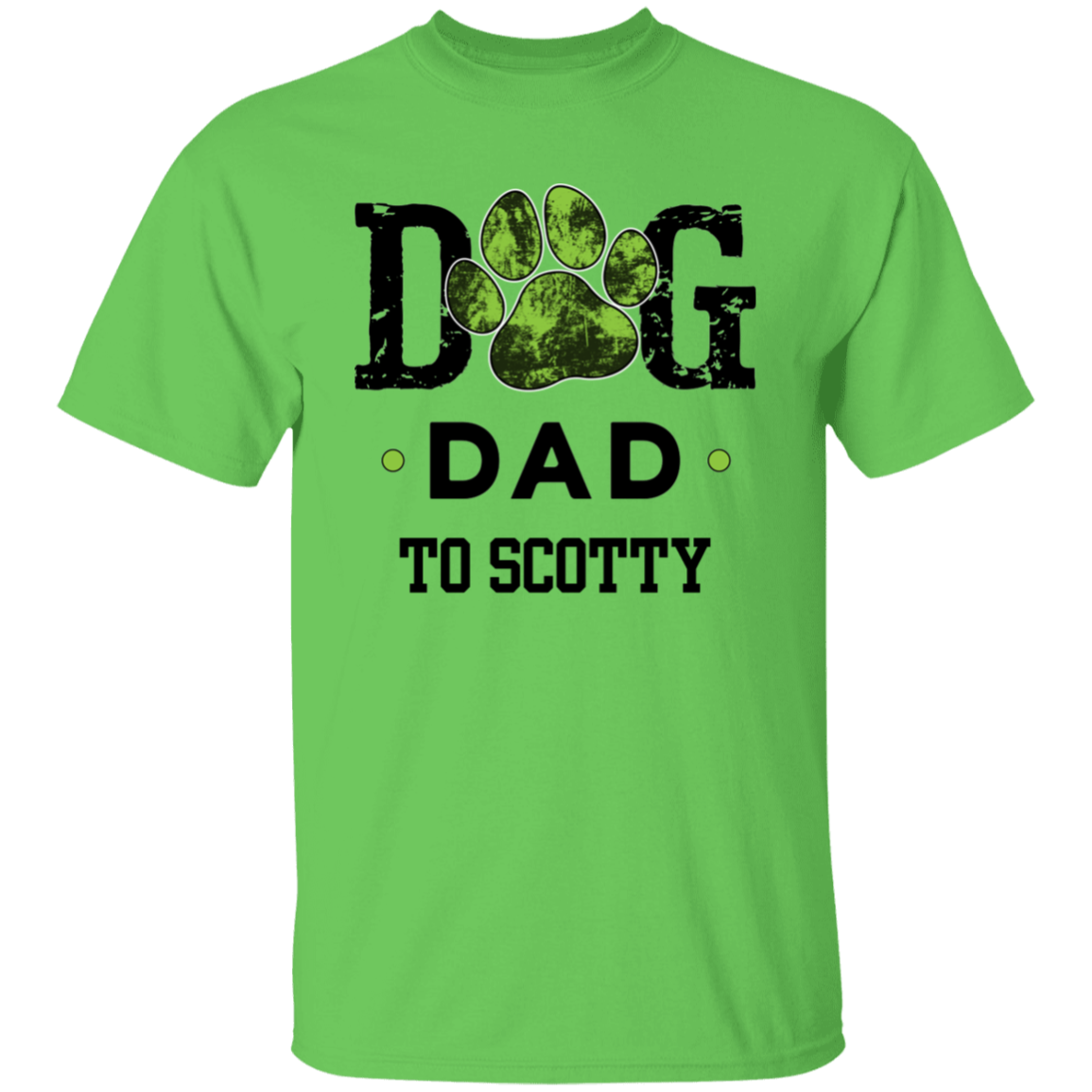 Personalized Dog Dad T-Shirt