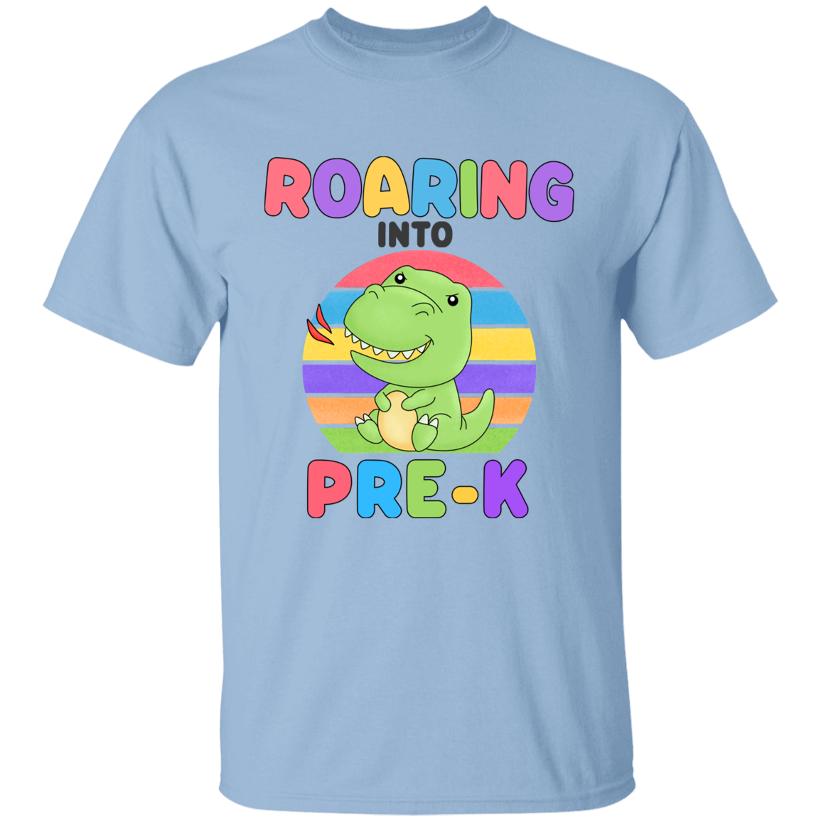 Roaring Into Pre K Cotton T-Shirt