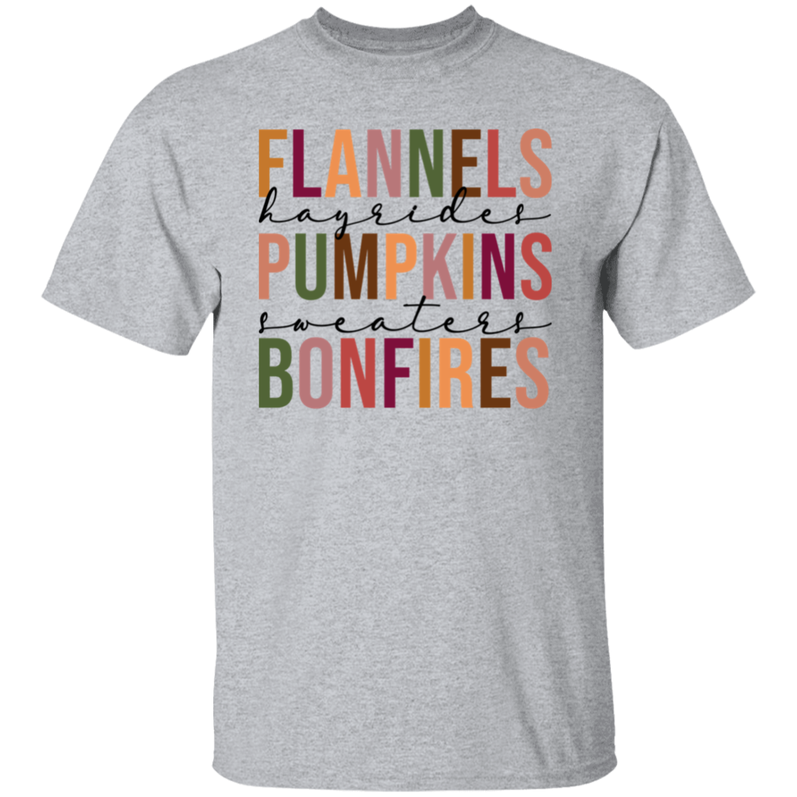 Flannels, Hayrides, Pumpkins T-Shirt