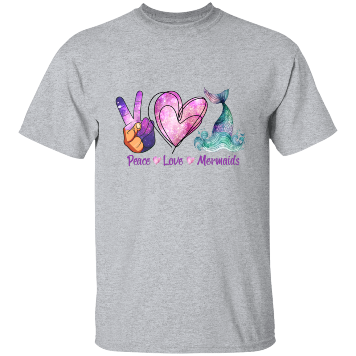 Peace Love Mermaids T-Shirt