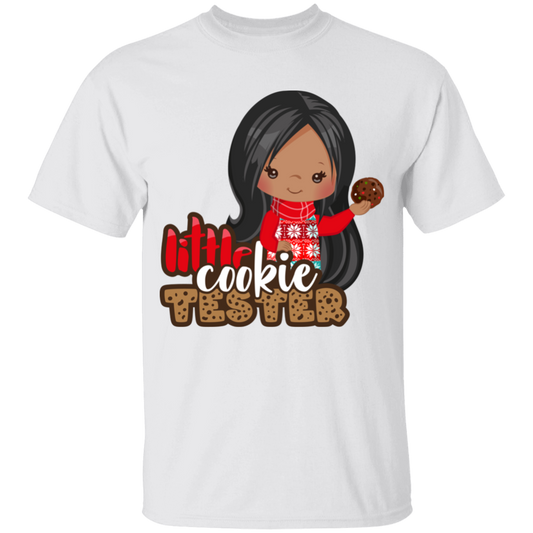 Little Cookie Tester Girl  Cotton T-Shirt