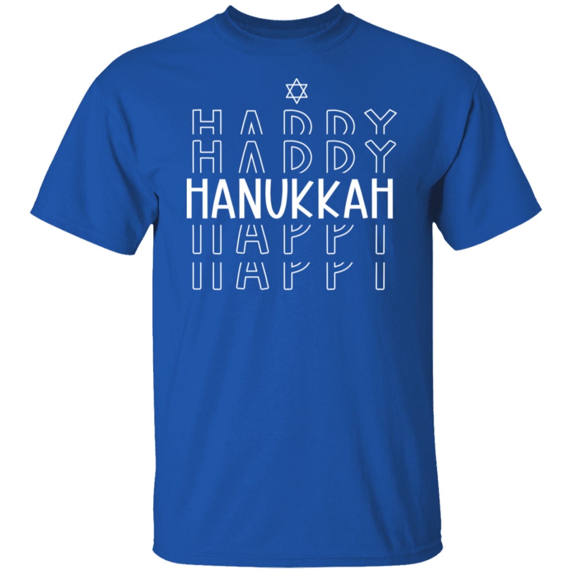 Happy Hanukkah 5.3 oz. T-Shirt