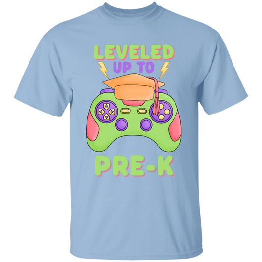 Level Up to Pre K Youth Cotton T-Shirt