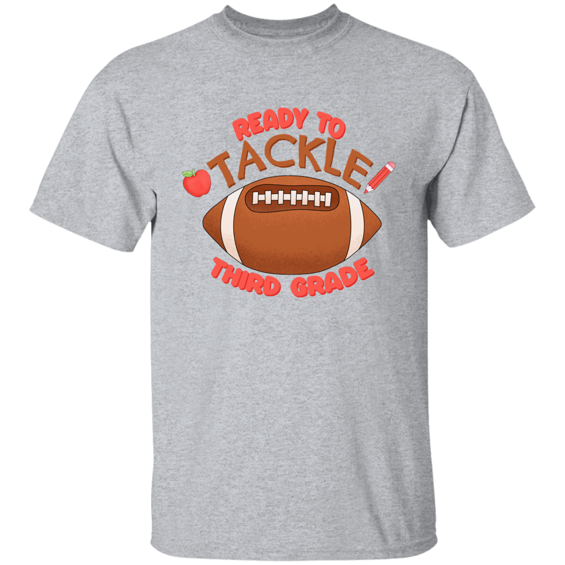 Ready to Tackle Third Grade Youth Cotton T-Shirt