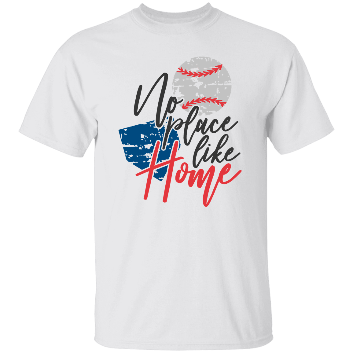 No Place Like Home Baseball 5.3 oz. T-Shirt