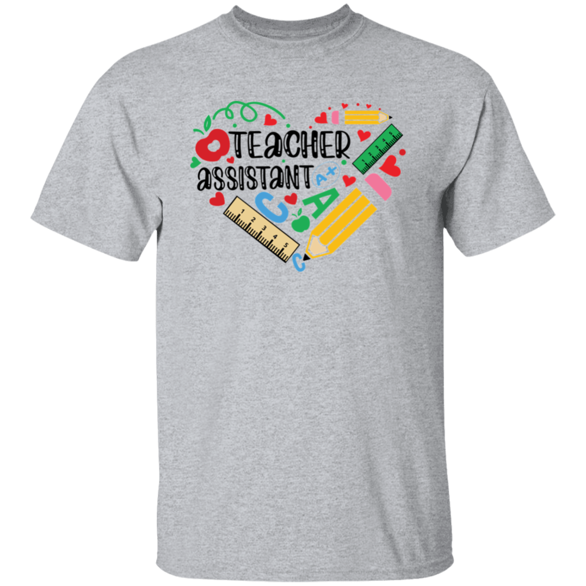 Teacher Assistant Heart T-Shirt