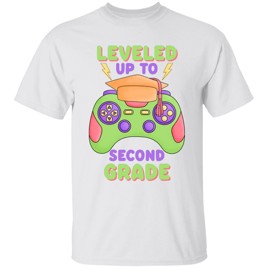 Level Up To Second Grade Youth Cotton T-Shirt