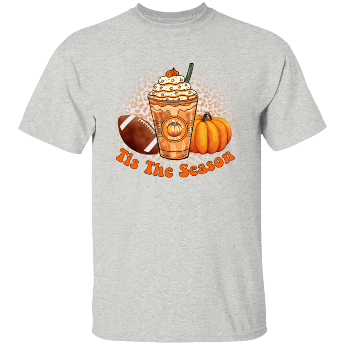 Tis the Season Football and Pumpkin Spice T-Shirt