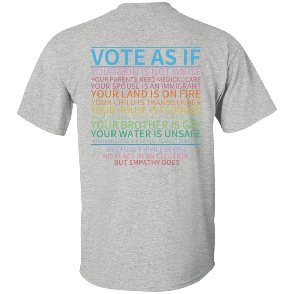 Vote 2 sided Design 5.3 oz. T-Shirt