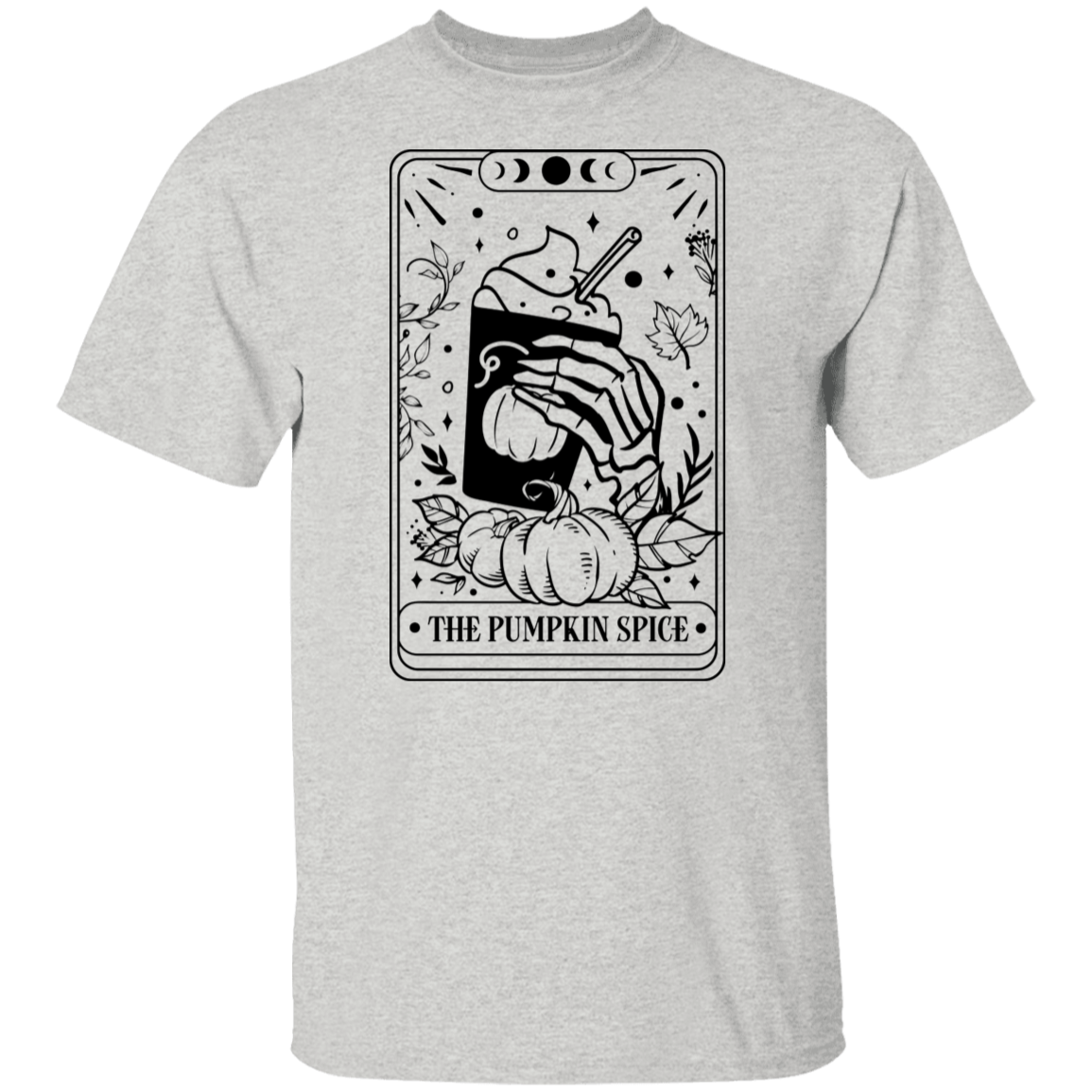 The Pumpkin Spice Tarot Card T-Shirt