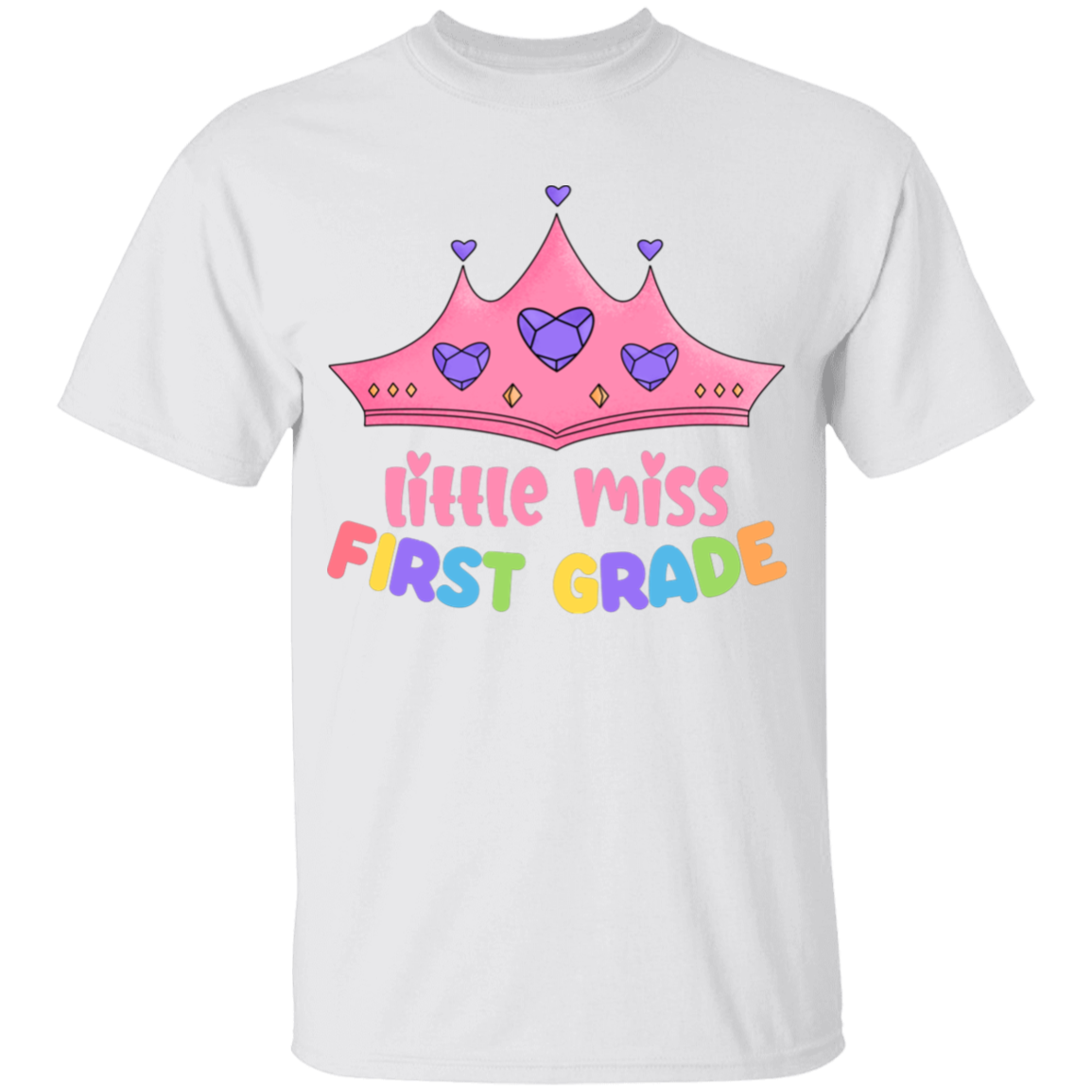 Little Miss First Grade Youth Cotton T-Shirt