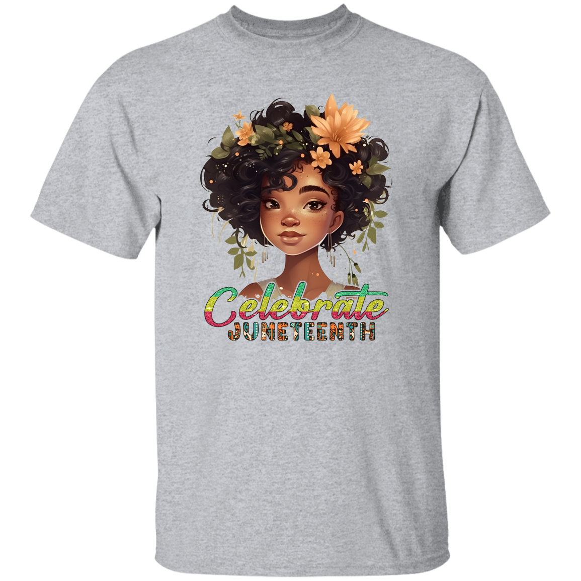 Juneteenth Girl 5.3 oz. T-Shirt