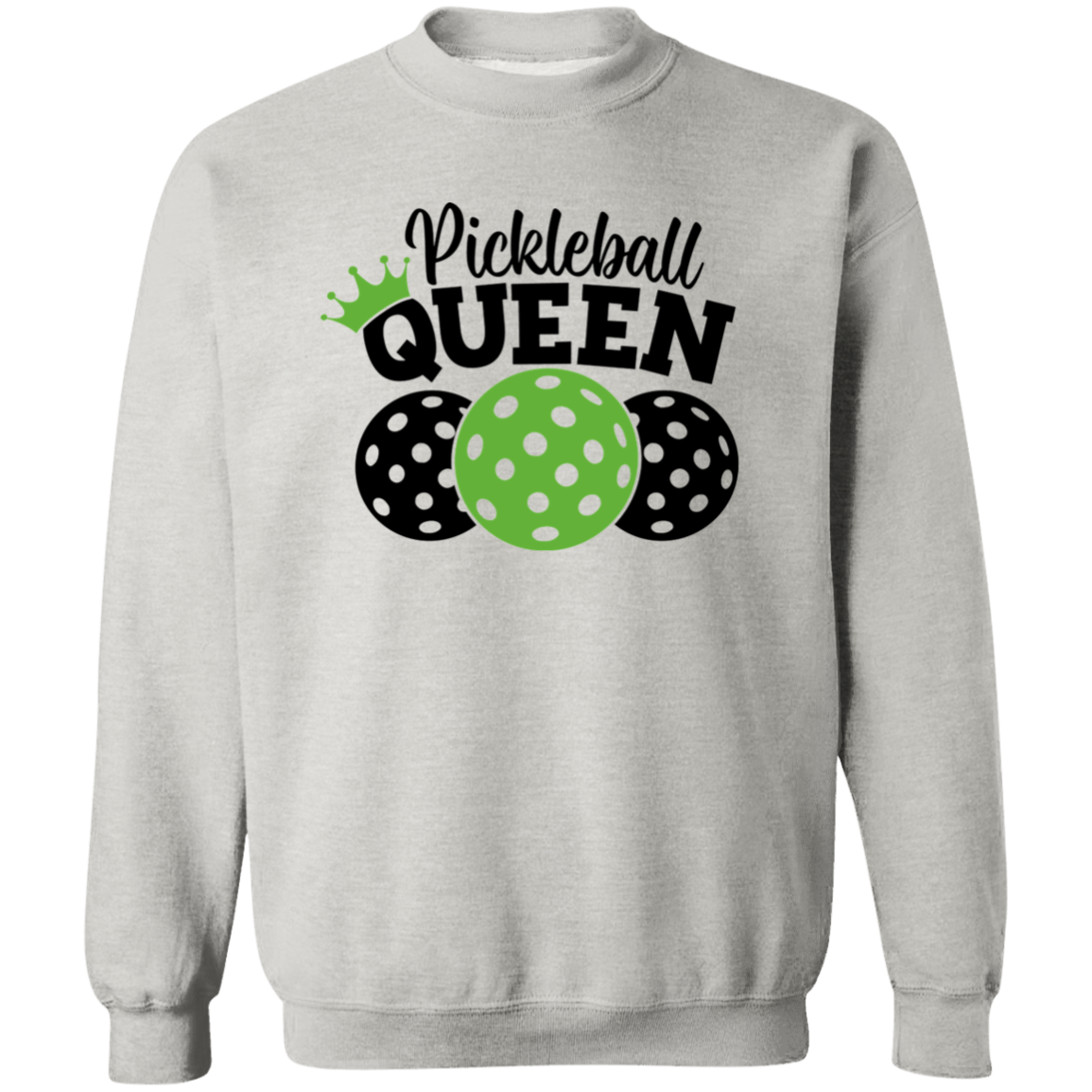 Pickleball Queen Crewneck Pullover Sweatshirt