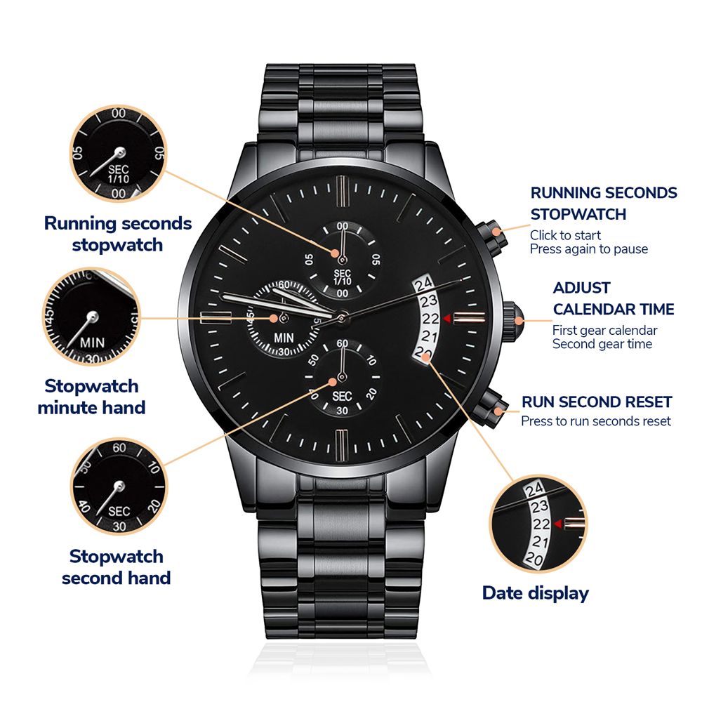 To My Dad Engraved Watch