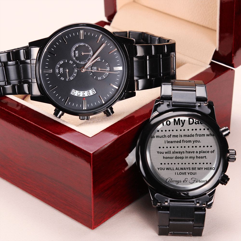 To My Dad Engraved Watch