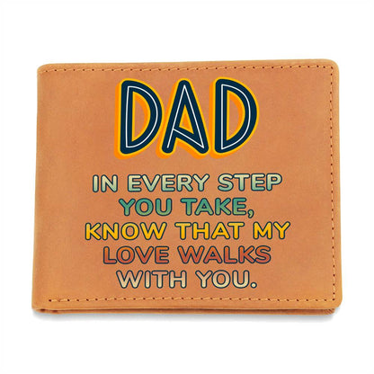 Dad In Every Step You Take Wallet