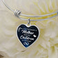 The Love Between A Mother and her Children is Forever Bangle Bracelet