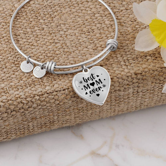 Best Mom Ever Bangle Bracelet