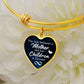 The Love Between A Mother and her Children is Forever Bangle Bracelet