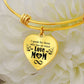Dog Mom I Speak For Those That Have No Voice Bangle Bracelet