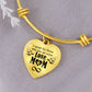 Dog Mom I Speak For Those That Have No Voice Bangle Bracelet