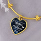 The Love Between A Mother and her Children is Forever Bangle Bracelet
