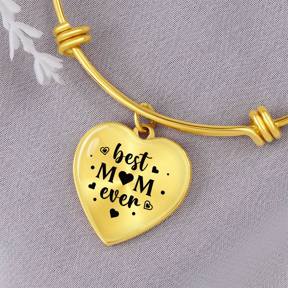 Best Mom Ever Bangle Bracelet