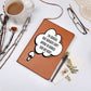 I'm Grateful Thoughts Don't Appear As Bubbles Over My Head Leather Journal